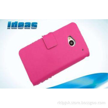Flip HTC PU Leather Phone Case Wallet / HTC ONE M7 Cell Pho